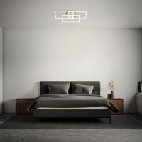 Deckenleuchte Briloner Frame LED 57W 80CM Deckenlampe Glitzereffekt Dimmbar 3000K