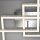 Deckenleuchte Briloner Frame LED 57W 80CM Deckenlampe Glitzereffekt Dimmbar 3000K