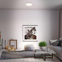 LED Deckenlampe, weiß, 16 Watt, Warmweiß, Ø 28 cm – Briloner