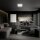 LED Deckenleuchte Sternenhimmel, Schwarz, 15 Watt, 4000K, Backlight-Effekt – Briloner