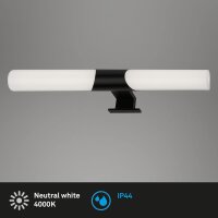 LED Spiegelleuchte, Schwarz, 12 Watt, 47 x 12 x 5 cm...