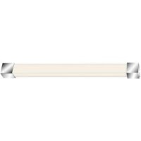 LED Spiegelleuchte Badleuchte, Chrom / Weiß, 8 Watt, 34 x 6,7 x 2,8 cm – Briloner