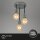 Deckenlampe Retro, Silber-Antik, 3x60W, E27-Fassung, Ø 19 cm – Briloner