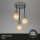 Deckenleuchte Briloner 3xE27-Fassung Ø 19CM Deckenlampe Retro Design Rund Antik-Silber