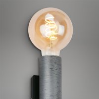 Wandleuchte Briloner 2xE27 16CM Wandlampe Retro Antik-Silber