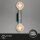 Wandleuchte Retro, Silber-Antik, 2x60W, E27-Fassung, 8 x 6 x 16 cm – Briloner