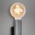 Wandleuchte Retro, Silber-Antik, 2x60W, E27-Fassung, 8 x 6 x 16 cm – Briloner