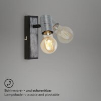 Wandleuchte Briloner E27-Fassung 16,5CM Wandlampe...
