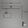 Wandleuchte Briloner E27-Fassung 16,5CM Wandlampe Schwenkbar Spot Metall Strahler Antik-Silber