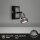 Wandspot Strahler, Silber-Antik, 4,9 Watt, 3000K, schwenkbar, 8,5 x 7 x 10 cm – Briloner