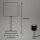Tischleuchte, Antik-Silber / Schwarz, 25 Watt, E14-Fassung, Textil, IP20, 28,5 cm – Briloner