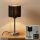 Tischleuchte, Antik-Silber / Schwarz, 25 Watt (exkl.), IP20, 28,5 cm – Briloner