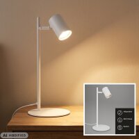 Schreibtischlampe Tischleuchte, Weiß, 9 Watt,...