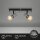 Deckenleuchte Briloner 2xE27 30CM Deckenlampe Schwenkbar Strahler Metall Spot Antik-Silber