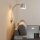 Wandlampe Leselampe, Chrom matt, 10 Watt, E27-Fassung, 8 x 55 cm – Briloner