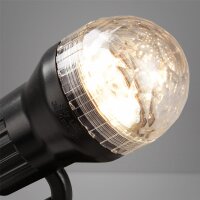 Außenleuchte Perle-Effekt Briloner LED Schwarz mit Erdspieß und Wandhalterung