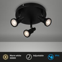 Badleuchte Briloner Badezimmerlampe LED GU10 14,4W...