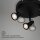 LED Deckenleuchte Badleuchte mit schwenkbaren Spots, Schwarz, 3x4,8W, 3000K – Briloner