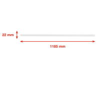 Unterbauleuchte, Weiß, 14 Watt, 1400lm, 3000/4000/6500K, CCT einstellbar – Telefunken