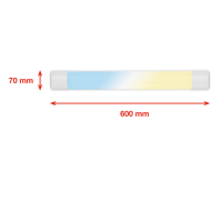 Unterbauleuchte Telefunken Unterbaulampe LED 18W 60CM CCT-Steuerung Functional Light Weiß