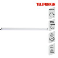 Unterbauleuchte Telefunken Unterbauleuchte LED 7W 50CM 4000K Dimmbar Infrarot-Sensor Silber