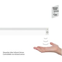 Unterbauleuchte Telefunken Unterbaulampe LED 7W 80CM CCT-Steuerung Infrarot-Sensor Dimmbar Weiß