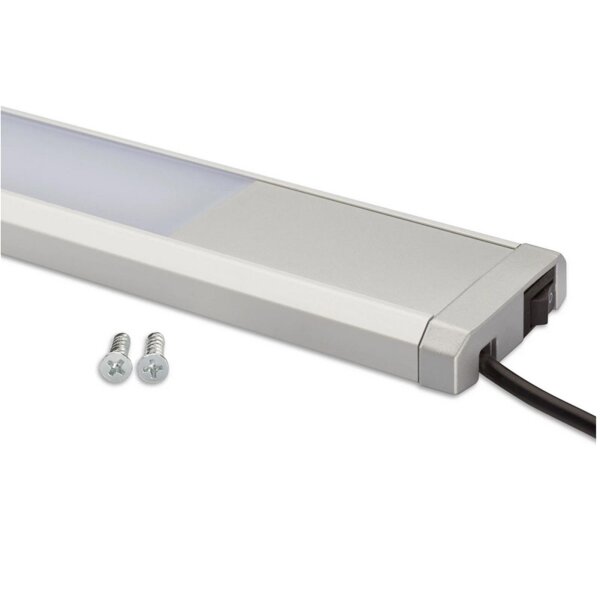 Unterbauleuchte Telefunken Unterbaulampe LED 4W 31,5CM 4000K Schalter Silber