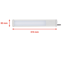 B-Kartonage Unterbauleuchte Telefunken Unterbaulampe LED 4W 31,5CM 4000K Schalter Silber