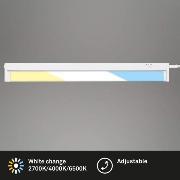 Unterbauleuchte Briloner LED Lichtfarbe verstellbar Küchenlampe Weiß 54,5 cm