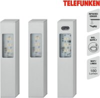 Unterbauleuchten Telefunken 3er Set Aluminium LED Sensor