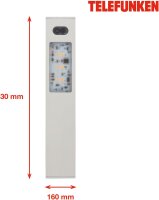 Unterbauleuchten Telefunken 3er Set Aluminium LED Sensor