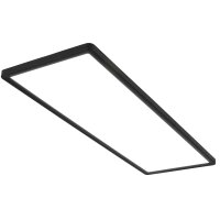 Deckenleuchte Briloner Panel schwarz Backlight LED 22W 58cm
