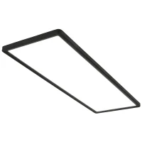 Deckenleuchte Briloner Panel schwarz Backlight LED 22W 58cm