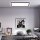 Deckenleuchte Briloner Panel schwarz Backlight LED 22W 58cm