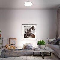 LED Deckenleuchte Aufbauleuchte RGB, Weiß, 22 Watt, dimmbar, mit Fernbedienung – Briloner