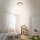 Deckenleuchte Briloner LED 16W Ø 28CM Deckenlampe 3000K Rund Aufbauleuchte Holzfarbig