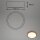 Deckenleuchte Briloner LED 16W Ø 28CM Deckenlampe 3000K Rund Aufbauleuchte Holzfarbig