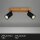 2-flammiger Deckenstrahler Holzstrahler, Holz / Schwarz, 2x9W (exkl.) – Briloner