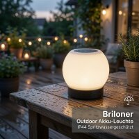 Akku-Tischleuchte LED Akku-Tischleuchte mit IP44,...