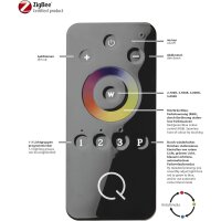 Paul Neuhaus Q-Alexis Smart Home LED Leuchte 4541-16 – Tisch- & Deckenleuchte, RGB + CCT, dimmbar, ZigBee, Alexa, Weiß, Ø 35 cm