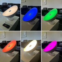 Tischleuchte Paul Neuhaus Q-Alexis Deckenlampe LED 23W CCT RGB Dimmbar Smart Home Deckenleuchte Tischlampe Weiß