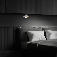 Wandlampe Wandleuchte, Silber, schwenkbar, Ø 14 cm – Briloner