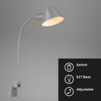 Wandleuchte Briloner E27-Fassung  Wandlampe Schwenkbar...