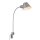 Wandlampe Wandleuchte, Silber, schwenkbar, Ø 14 cm – Briloner