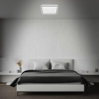 LED Deckenleuchte Sternenhimmel, Schwarz, 24 Watt, Backlight-Effekt – Briloner