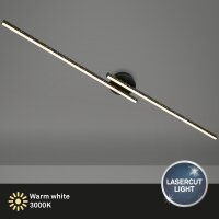 LED Deckenleuchte LED Deckenleuchte mit Laserlochoptik,...