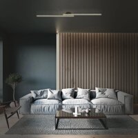 LED Deckenleuchte mit Laserlochoptik, Schwarz, 24 Watt, 2800lm, 3000K, schwenkbar – Briloner