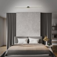LED Deckenleuchte mit Laserlochoptik, Schwarz, 24 Watt, 2800lm, 3000K, schwenkbar – Briloner