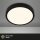 LED Deckenleuchte Aufbauleuchte, Schwarz, 24 Watt, Ø 38 cm – Briloner