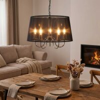 5-flammige Pendelleuchte Cima, Chrom, 5 x E14 max. 40W...